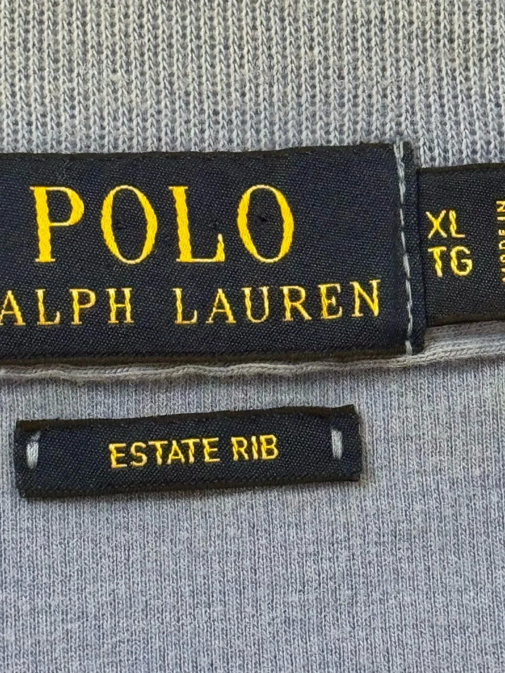 Polo by Ralph Lauren Light Blue Half-Zip Sweatshirt with Yellow Pony